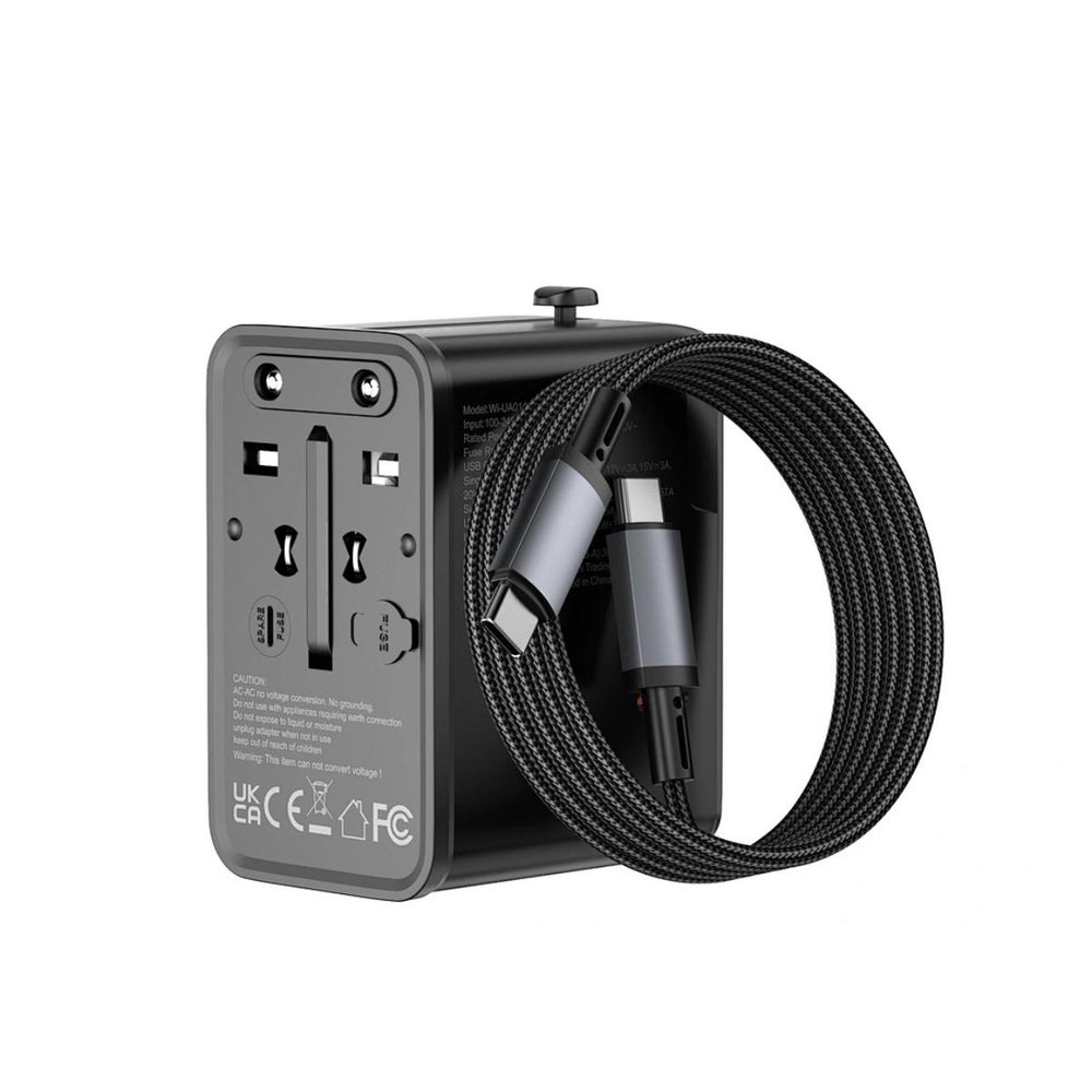 WiWU 75W Universal Travel Plug Adapter & Ultimate Power Hub