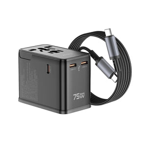 WiWU 75W Universal Travel Plug Adapter & Ultimate Power Hub