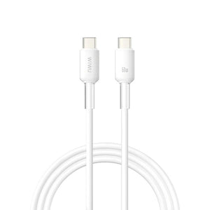 WiWU Crystal Clear 60W USB-C to USB-C Silicone Cable