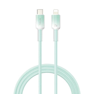  WiWU Crystal Clear Silicone USB-C to Lightning Cable