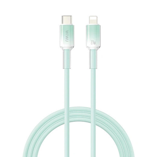  WiWU Crystal Clear Silicone USB-C to Lightning Cable