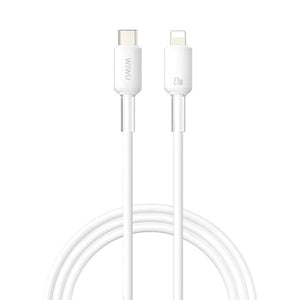  WiWU Crystal Clear Silicone USB-C to Lightning Cable