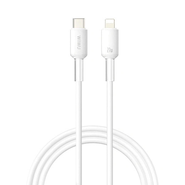 WiWU Crystal Clear Silicone USB-C to Lightning Cable