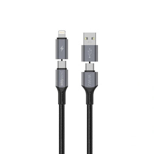 WiWU Cyberlink Magnetic USB-C to Lightning Cable