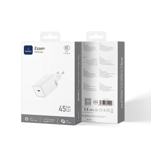 WiWU Essen 45W GaN Fast Travel Charger