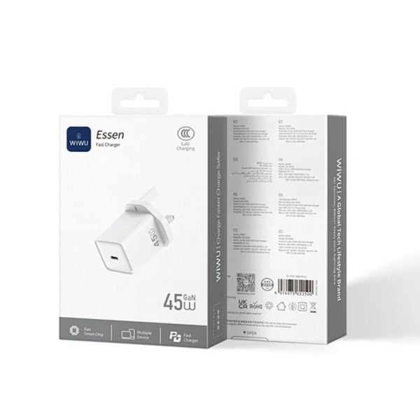 WiWU Essen 45W GaN Fast Travel Charger