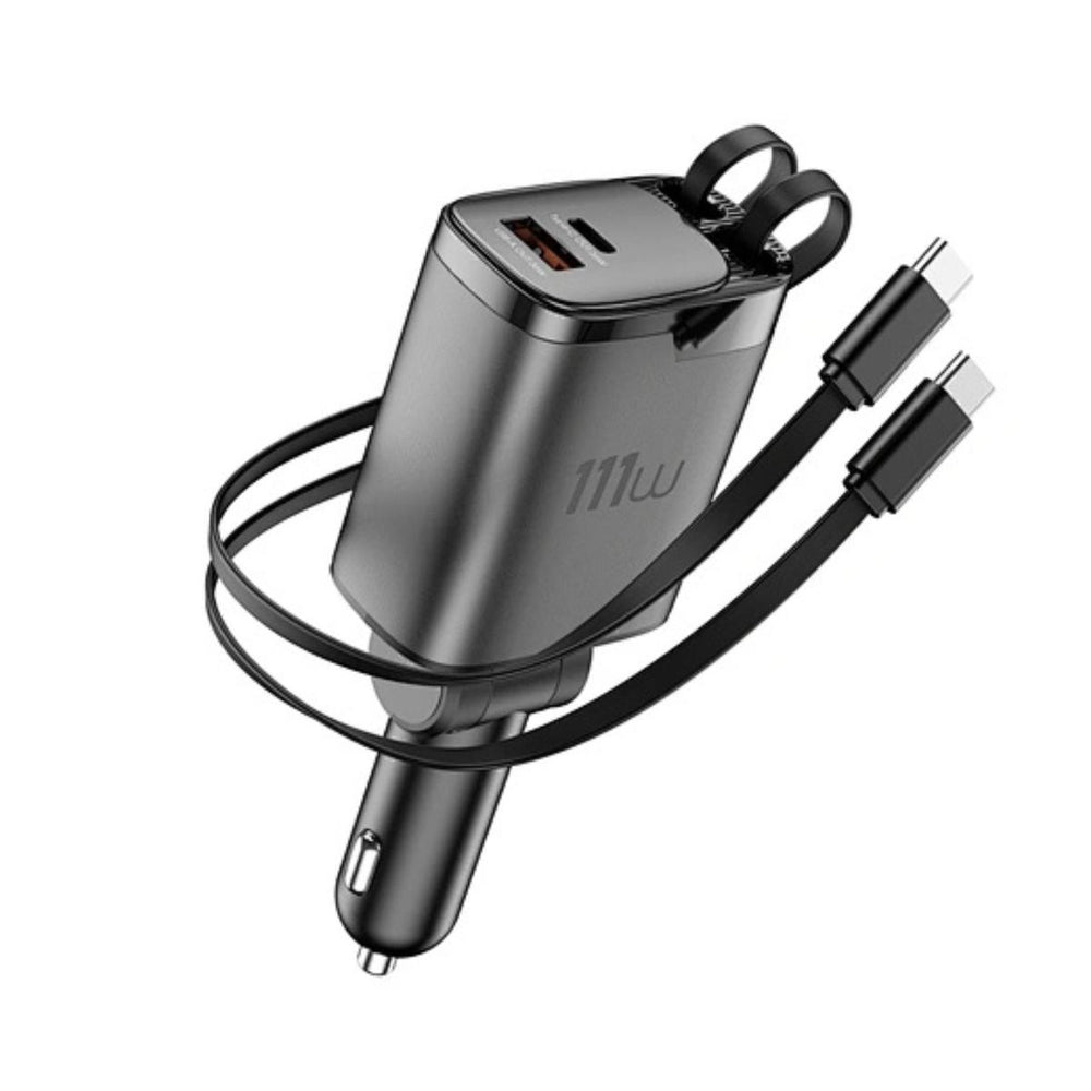 WiWU Helix Pro 111W Retractable Car Charger Wi-CC034