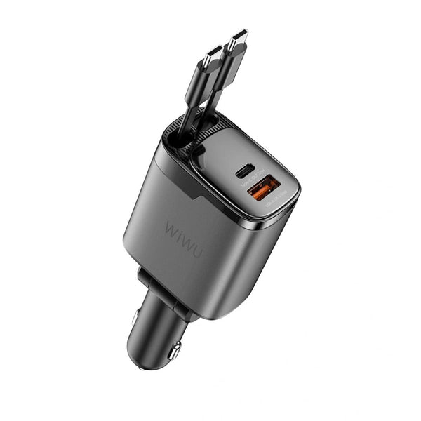 WiWU Helix Pro 111W Retractable Car Charger Wi-CC034