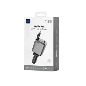 WiWU Helix Pro 111W Retractable Car Charger Wi-CC034