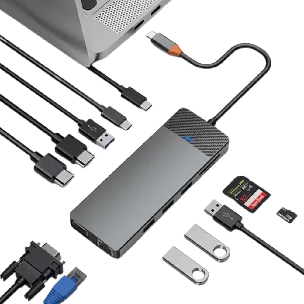 WiWU Linker 12-in-1 USB-C Docking Station