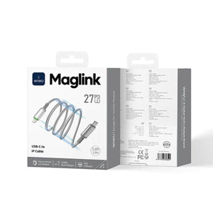 WiWU Maglink 27W Magnetic USB-C to Lightning Cable