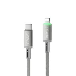WiWU Maglink 27W Magnetic USB-C to Lightning Cable