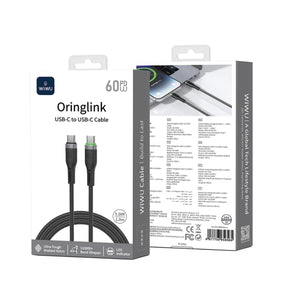 WiWU Oushan Series 60W USB-C to USB-C Cable