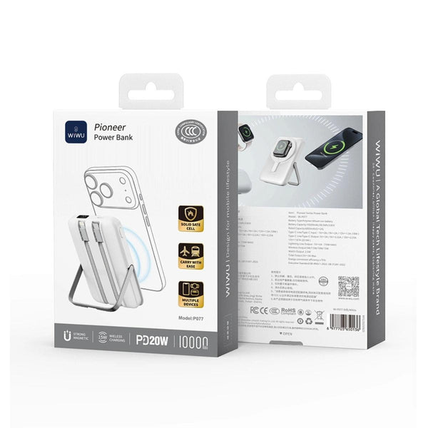WiWU Pioneer 10000mAh 5-in-1 Magnetic Power Bank