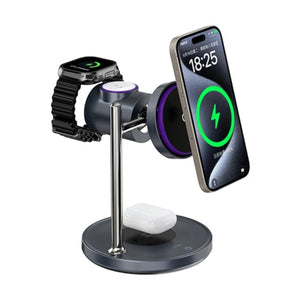 WiWU Space Station 3-in-1 Magnetic Wireless Charger