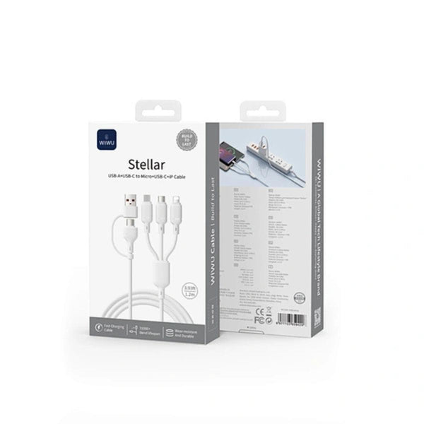 WiWU Stellar Series Multi-Connector Charging Cable