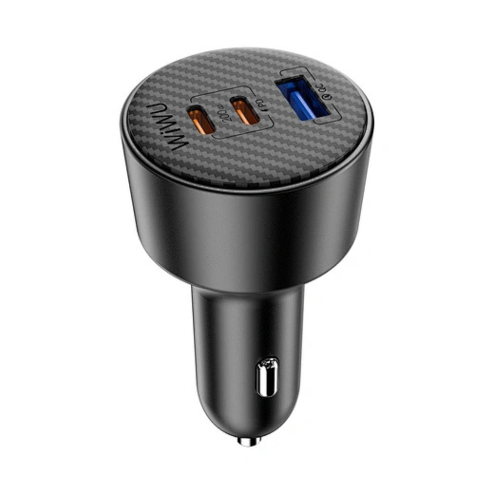 WiWU Wi-CC026 200W Triple-Port Fast Car Charger
