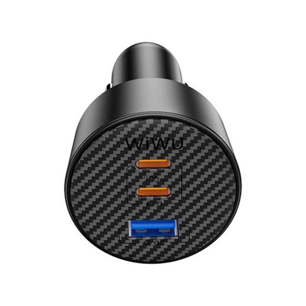 WiWU Wi-CC026 200W Triple-Port Fast Car Charger