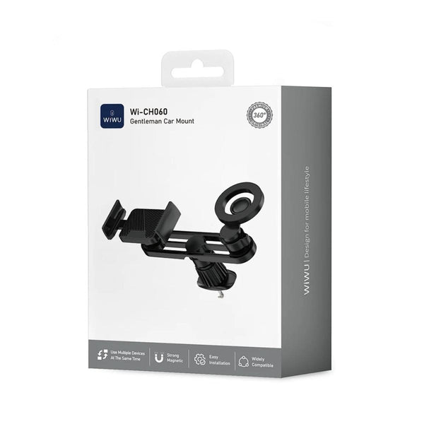 WiWU Wi-CH060 Gentleman Dual-Phone Car Mount