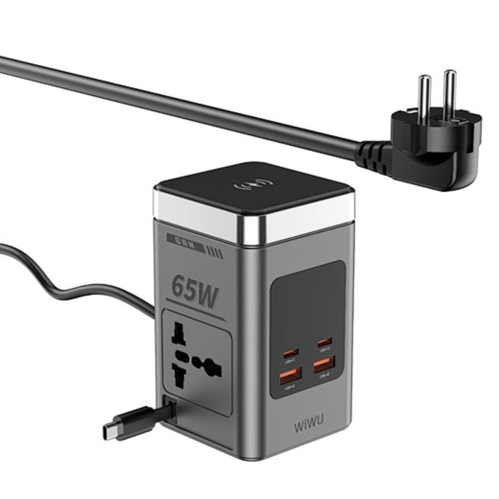 WiWU Wi-W040 65W GaN 10-in-1 Wireless Charging Station