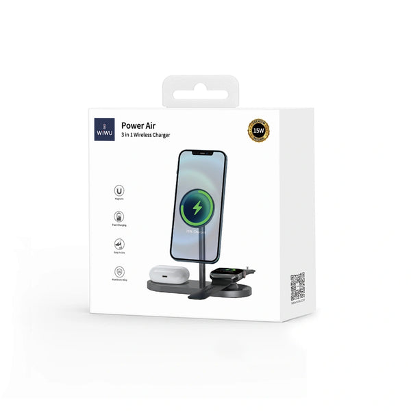 WIWU X23 3-IN-1 Wireless Charger