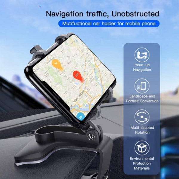 YESIDO C101 Dashboard Spring Clip Phone Holder