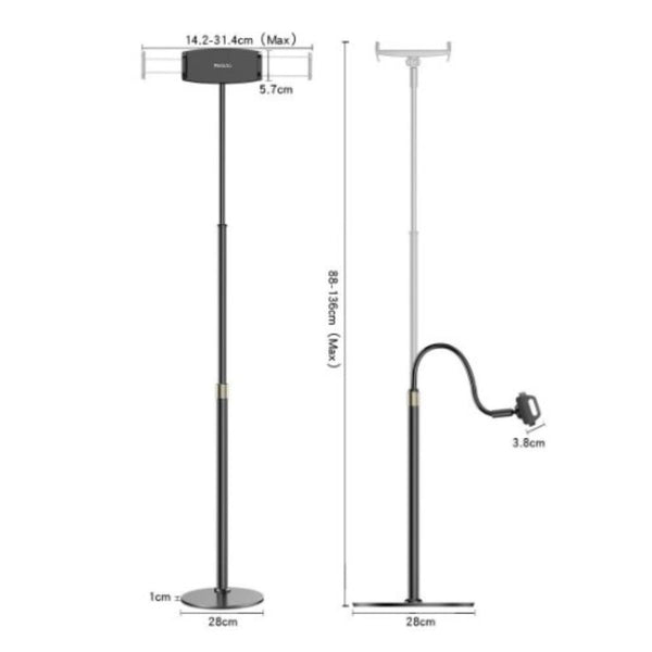 YESIDO C116 Long Arm Lazy Phone & Tablet Holder