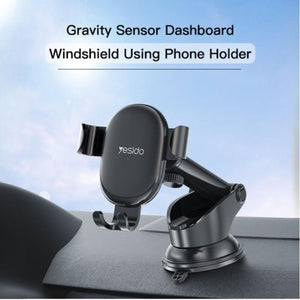 YESIDO C120 Gravity Sensor Dashboard Phone Holder