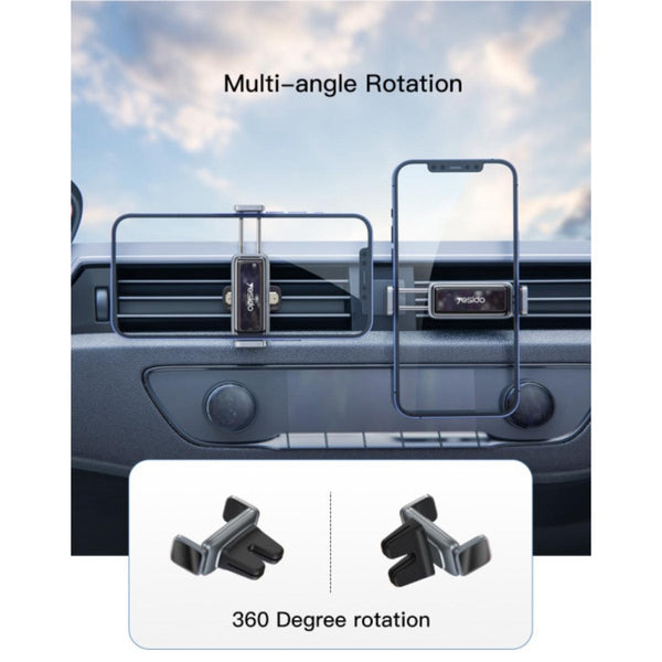 YESIDO C124 Double Clip Air Vent Phone Holder