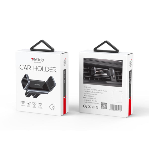 YESIDO C124 Double Clip Air Vent Phone Holder