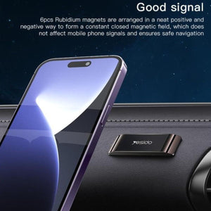 YESIDO C151 All-Aluminum Magnetic Dashboard Phone Holder
