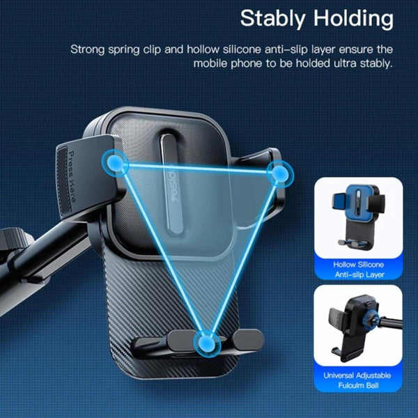 YESIDO C174 Telescopic Car Phone Mount