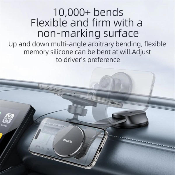 YESIDO C176 Magnetic Car Mount with Bending Arm