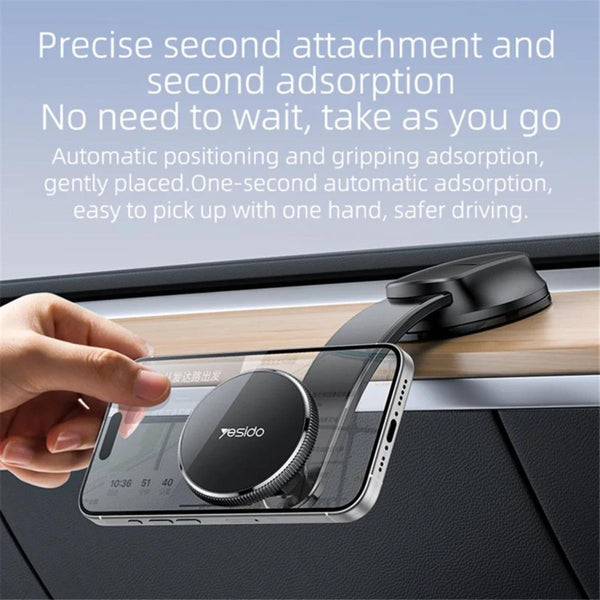 YESIDO C176 Magnetic Car Mount with Bending Arm