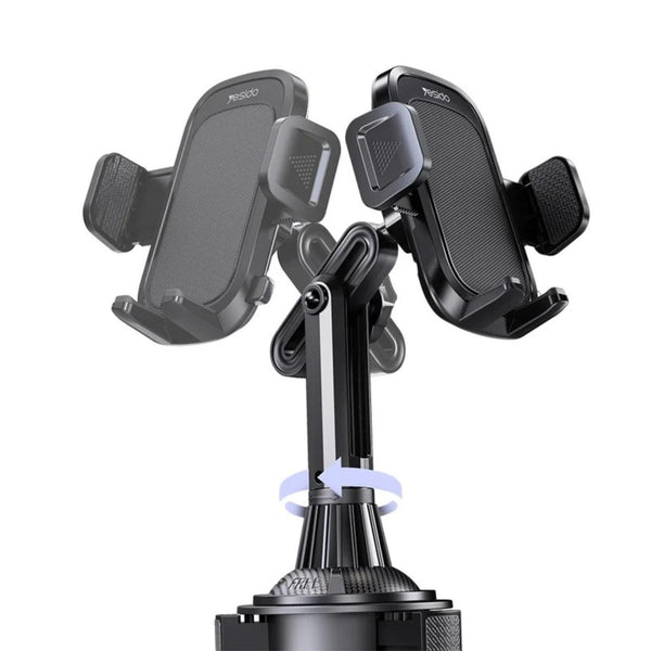 YESIDO C195 Rotating Cup Holder Phone Mount