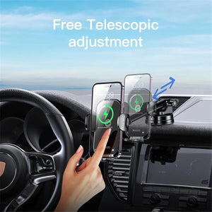 YESIDO C197 Wireless Charging Car Phone Mount