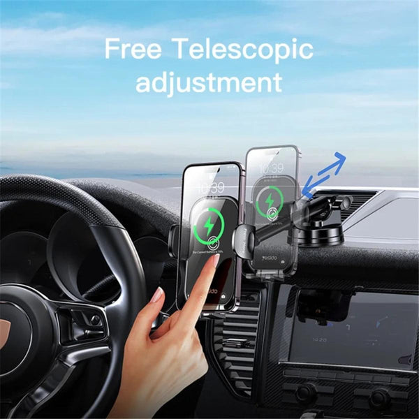 YESIDO C197 Wireless Charging Car Phone Mount