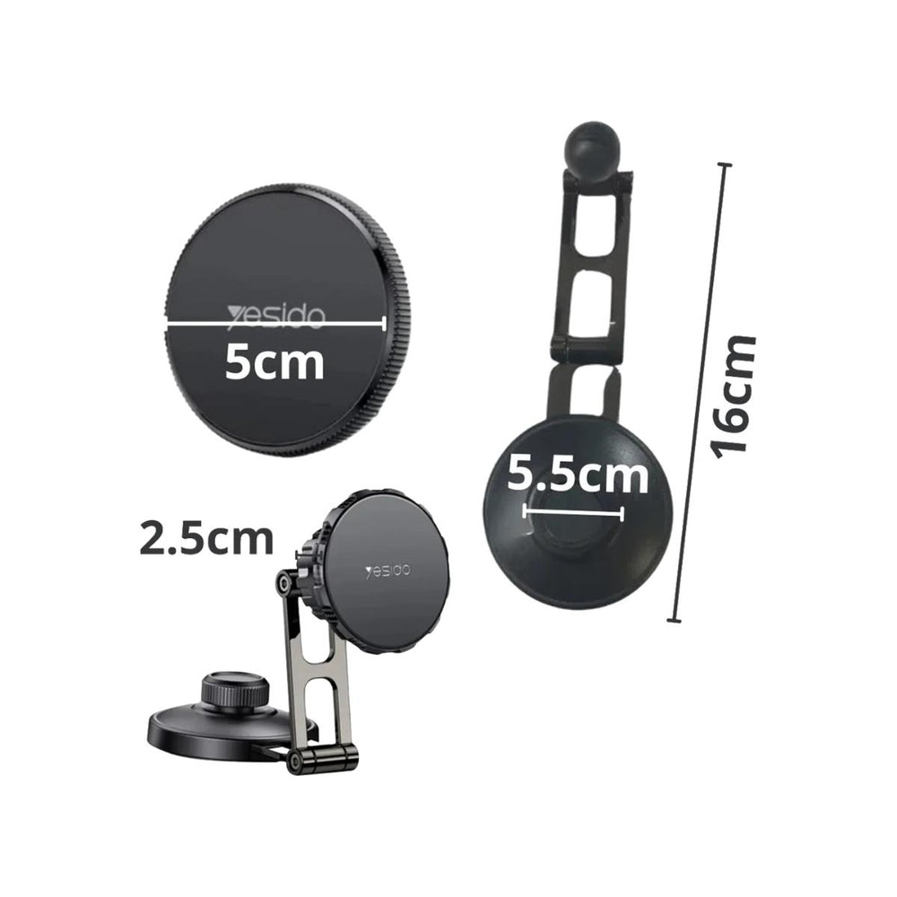 YESIDO C198 Telescopic Magnetic Car Phone Holder