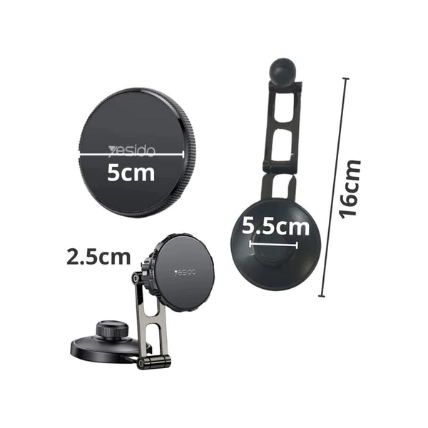 YESIDO C198 Telescopic Magnetic Car Phone Holder