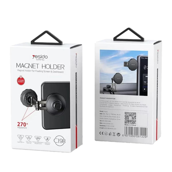 YESIDO C198 Telescopic Magnetic Car Phone Holder