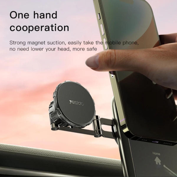 YESIDO C198 Telescopic Magnetic Car Phone Holder