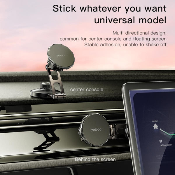YESIDO C198 Telescopic Magnetic Car Phone Holder