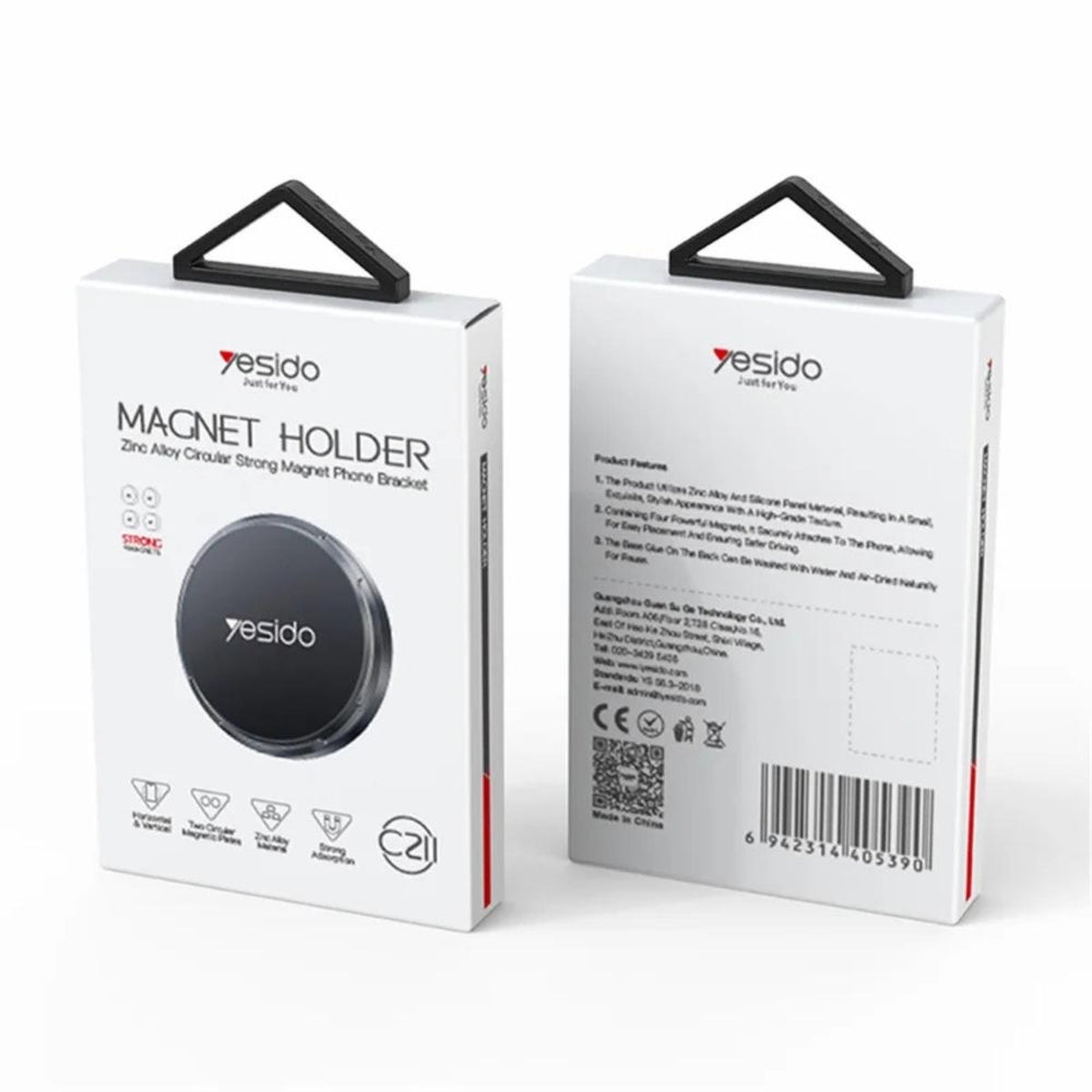 YESIDO C211 Compact Round Magnetic Phone Holder