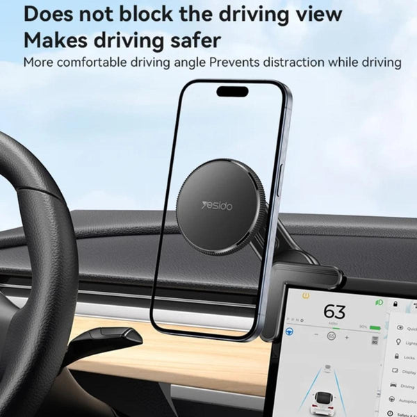 YESIDO C213 Floating Screen Clip-On Magnetic Phone Holder