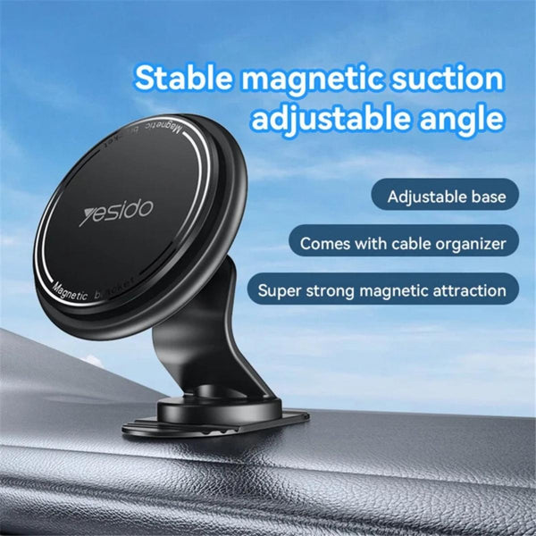 YESIDO C220 Magnetic Stand 360 Degree Rotating Car Mount Phone Holder for iPhone 12-16 Series