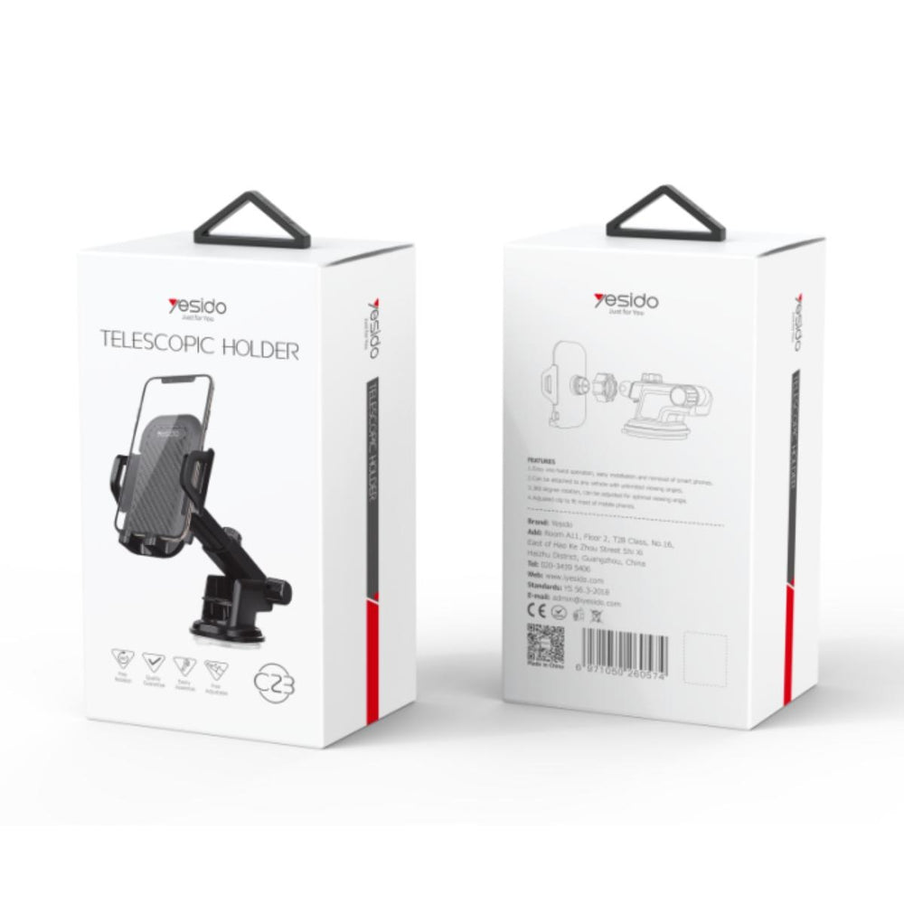 YESIDO C23 Auto-Extending Car Phone Holder