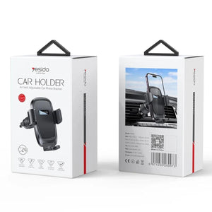 YESIDO C241 Car Air Outlet Phone Holder with Rotatable Ball Head for 4.7-7.2 inch Phone Clamp Bracket