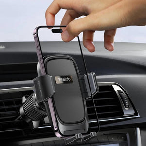 YESIDO C241 Car Air Outlet Phone Holder with Rotatable Ball Head for 4.7-7.2 inch Phone Clamp Bracket