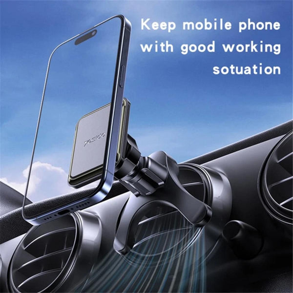 YESIDO C246 Car Air Outlet Hook Clip Magnetic Mobile Phone Holder Bracket
