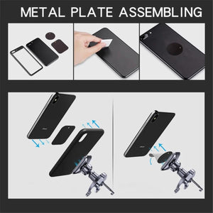 YESIDO C246 Car Air Outlet Hook Clip Magnetic Mobile Phone Holder Bracket